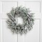 Northlight Pine Cones and Berries Flocked Rosemary Artificial Christmas Wreath - 20" - Unlit